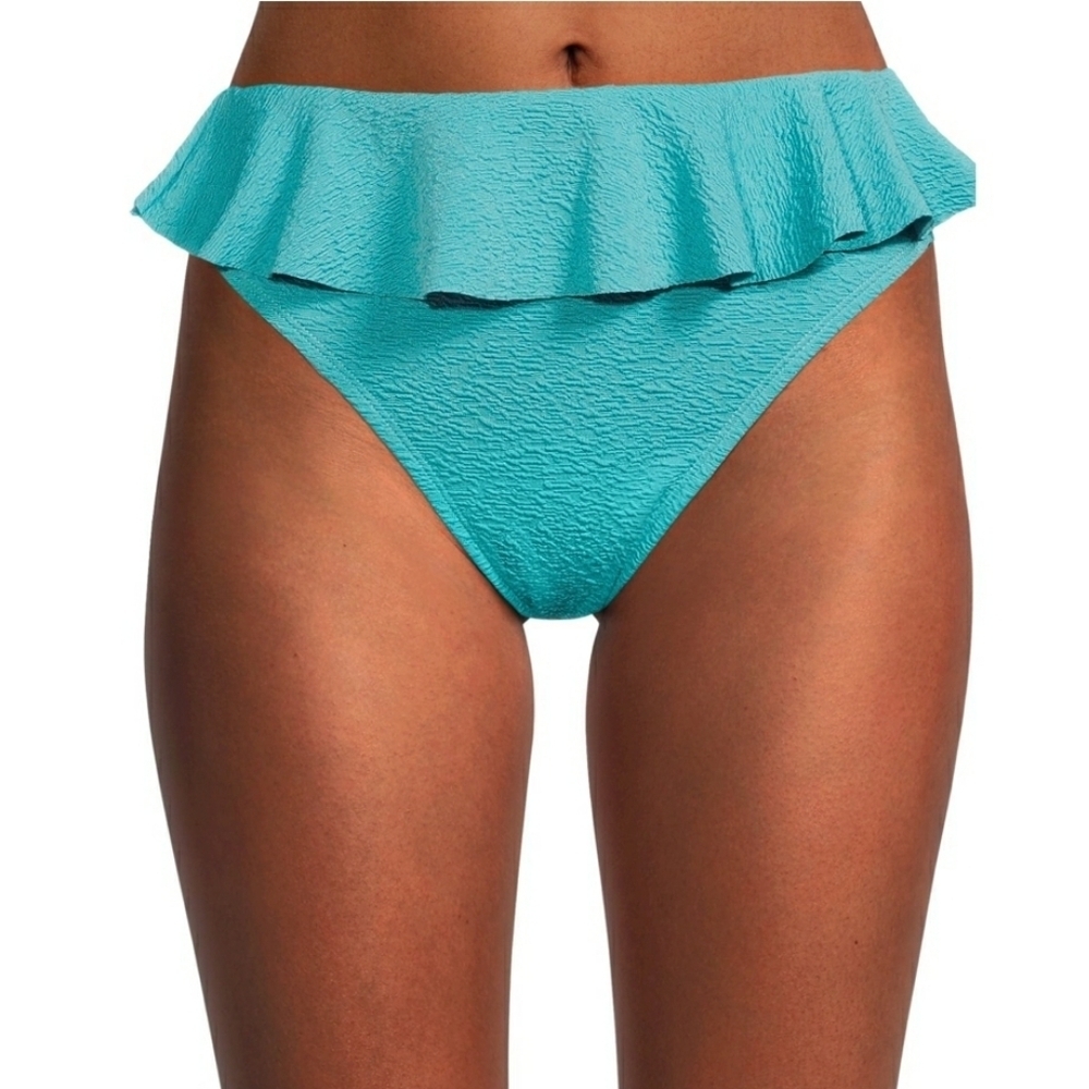 Time and Tru Women’s and Women's Plus Ruffle High Waist Swim Bottoms Size 3x New